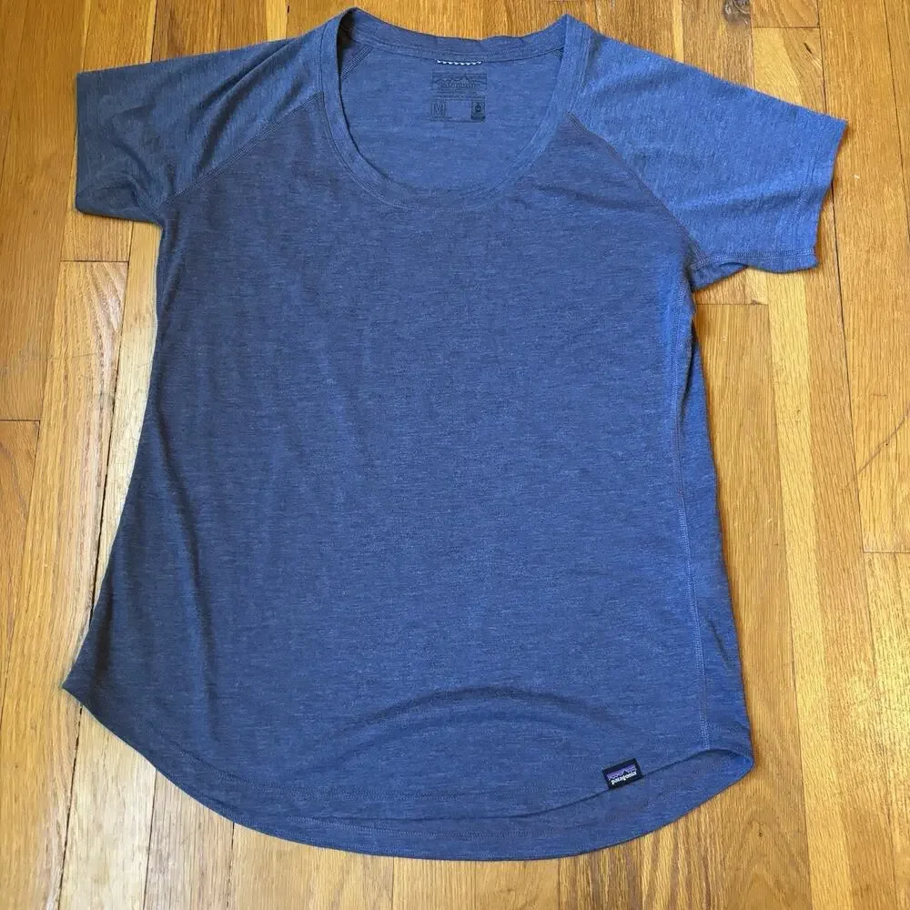 Patagonia Women's Capilene® Cool Trail Shirt Classic Navy Medium Running Outdoor